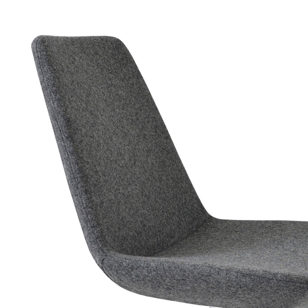 Eiffel Round Swivel Chair by SohoConcept, showing closeup view of round swivel chair.