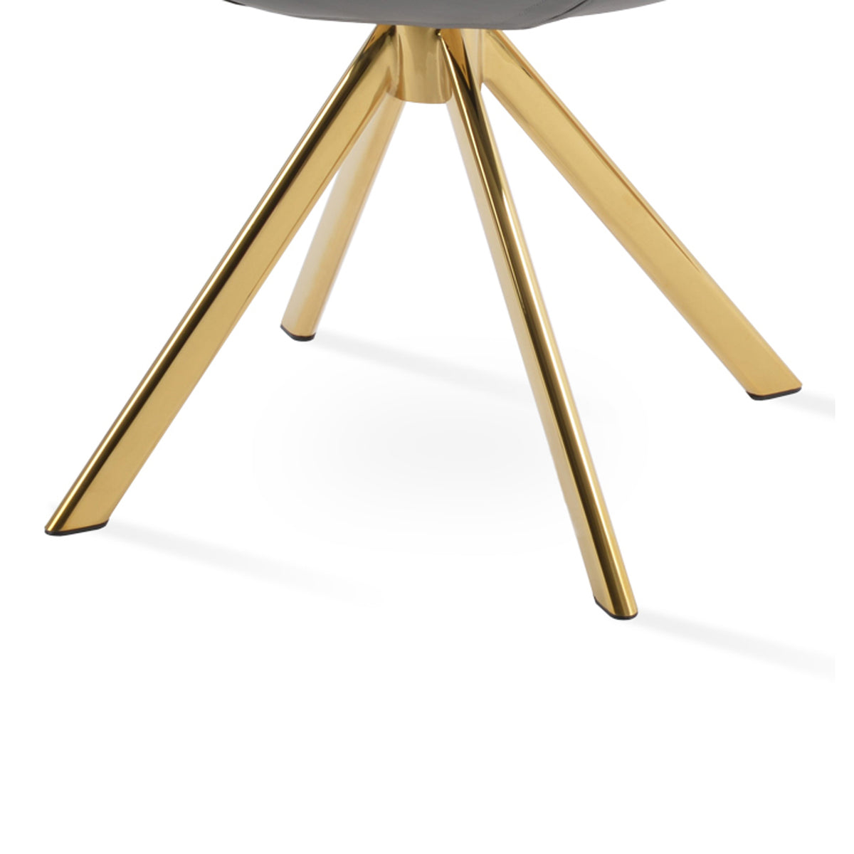 Eiffel Sword Swivel Dining Chair by SohoConcept, showing closeup view of sword dining chair.