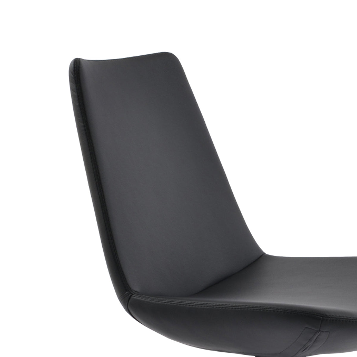 Eiffel Sword Swivel Dining Chair by SohoConcept, showing closeup view of sword dining chair.