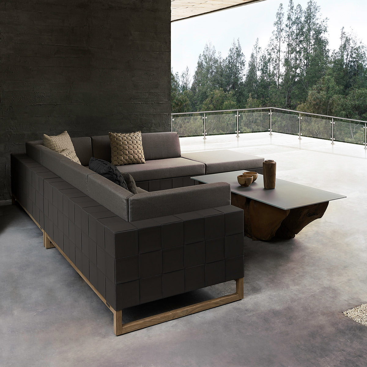 Ekka 3-Seater Sofa by Mamagreen, showing ekka 3-seater sofa in live shot.
