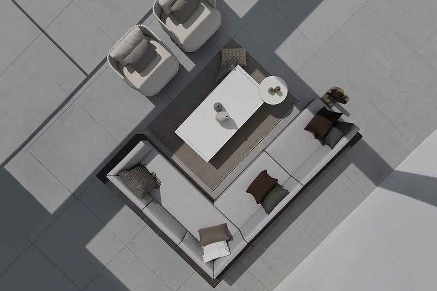 Ekka 3-Seater Sofa by Mamagreen, showing ekka 3-seater sofa in live shot.