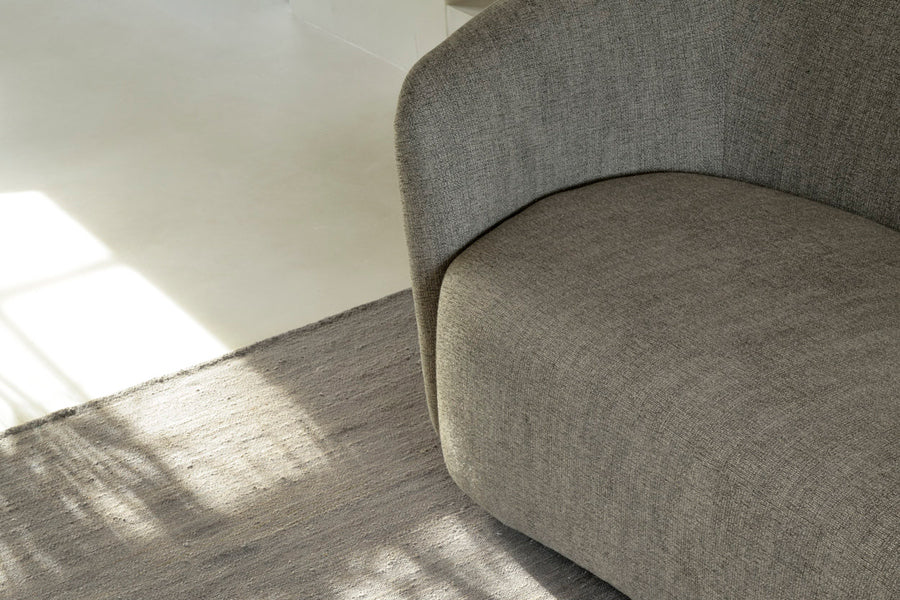 Ellipse 3 Seater Sofa by Ethnicraft, showing of ellipse 3 seater sofa in live shot.