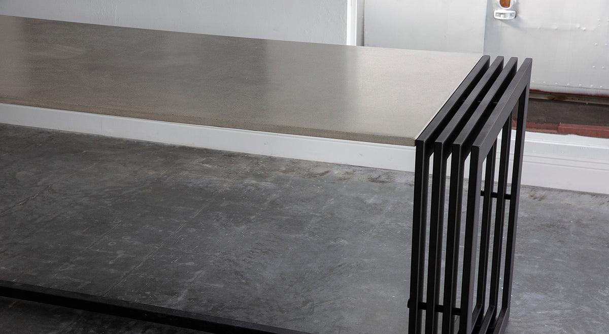 James De Wulf Engagement Dining Table by De Wulf, showing engagement dining table in live shot.