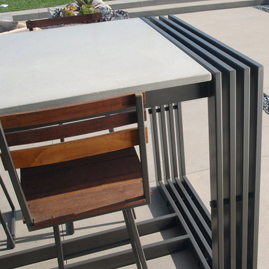 James De Wulf Engagement Dining Table by De Wulf, showing engagement dining table with chairs in live shot.