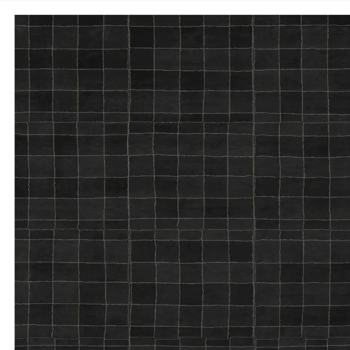 Envie EE100 Rug by Second Studio, showing closeup view of envie ee100 rug by second studio in black & charcoal.
