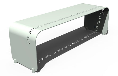 Epigram Aluminum Bench by Orange22 Modern.
