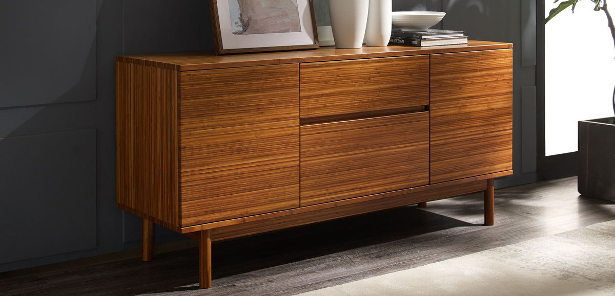 Erikka Sideboard by Greenington, showing erikka sideboard in live shot.