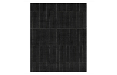 Erto E Casso EO250 Rug by Second Studio - Black & Charcoal.