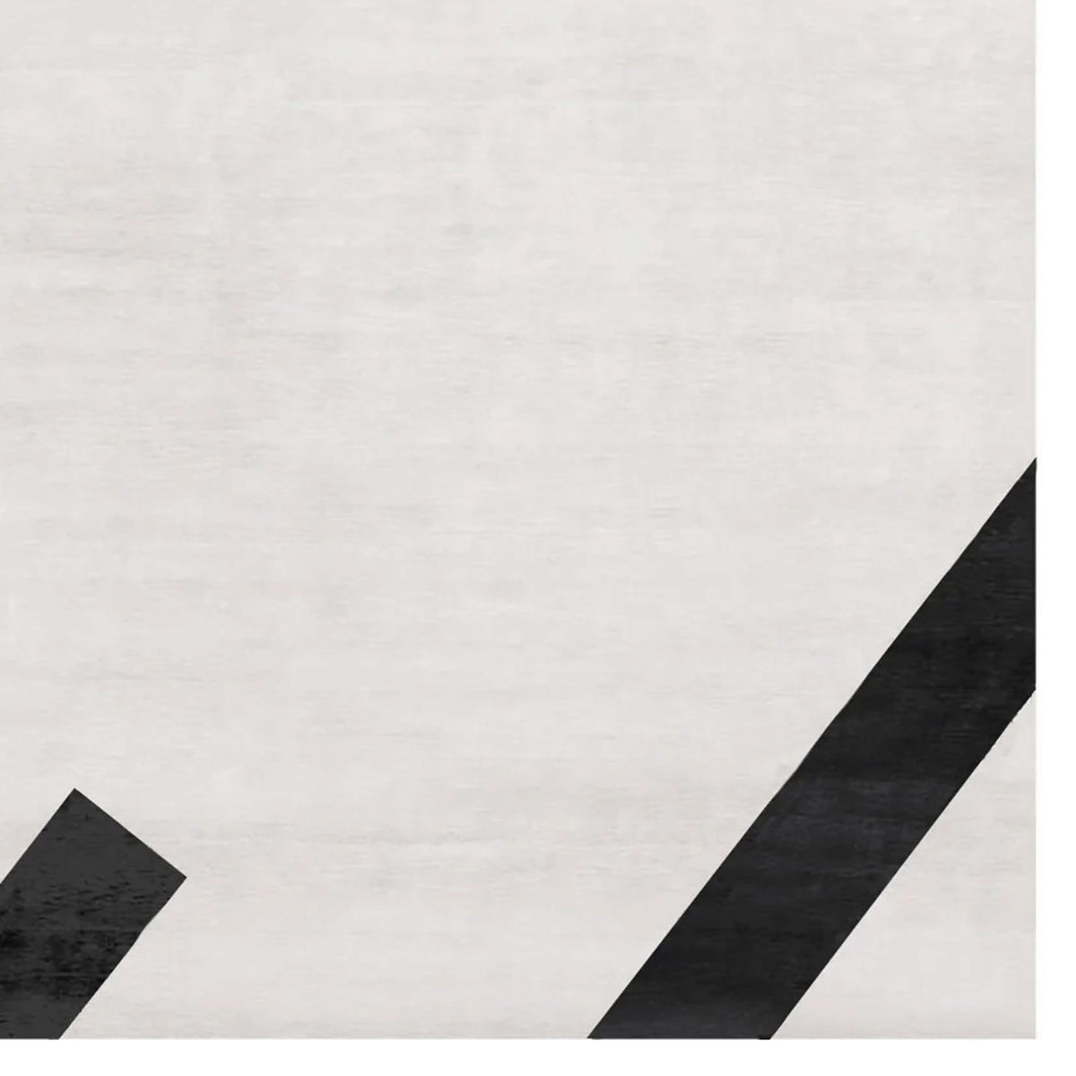 Escolca EA100 Rug by Second Studio, showing closeup view of escolca ea100 rug by second studio in cream & black.