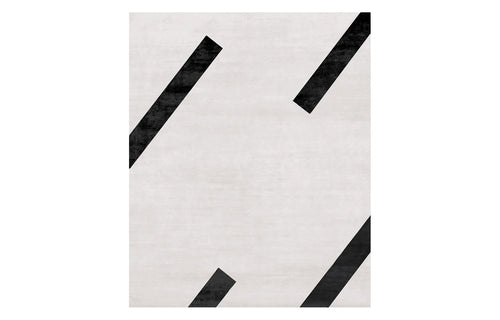 Escolca EA100 Rug by Second Studio - Cream & Black.