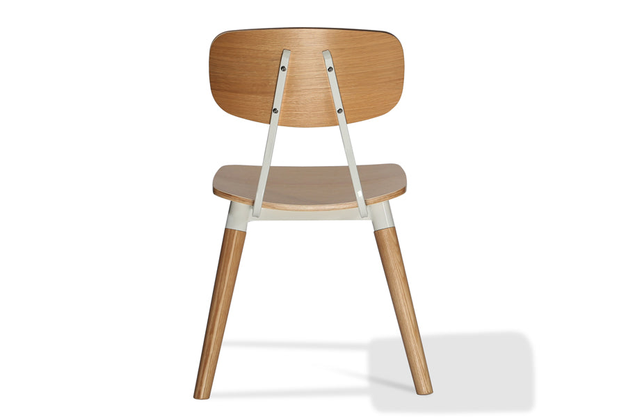 Esedra Chair by SohoConcept, showing back view of dining chair.