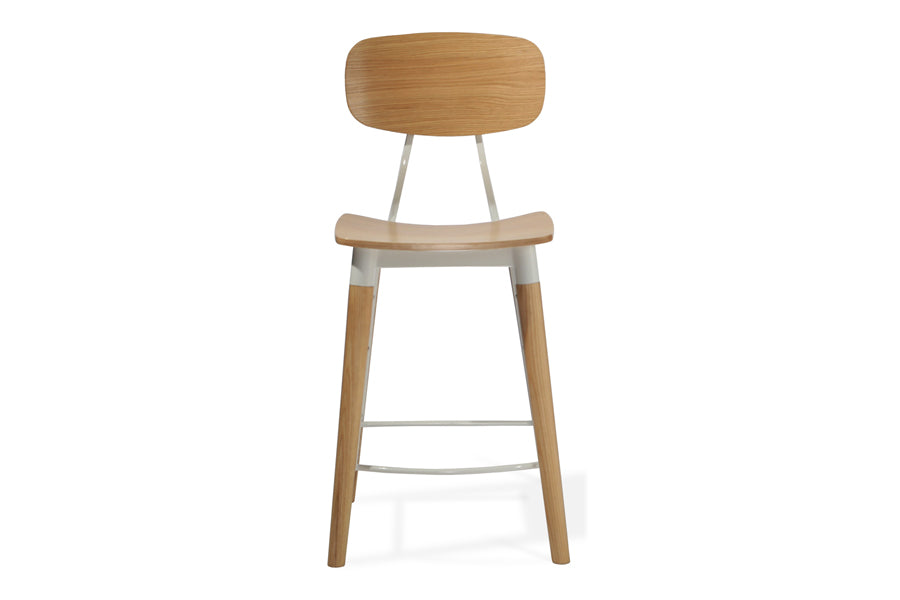 Esedra Stools by SohoConcept, showing front view of stool.