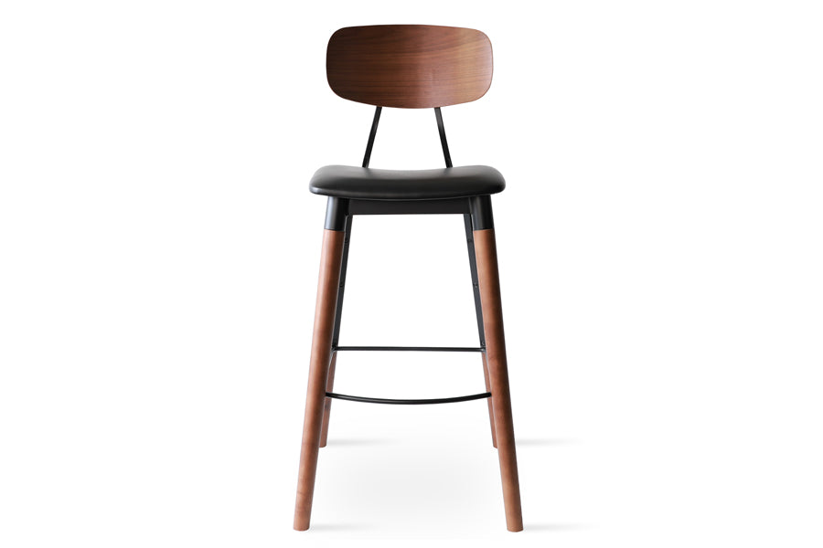 Esedra Stools by SohoConcept, showing front view of stool.