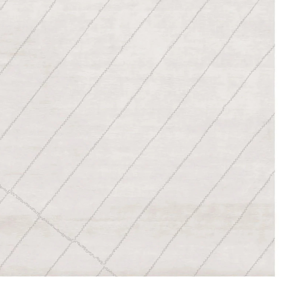 Esine EE150 Rug by Second Studio, showing closeup view of esine ee150 rug by second studio in cream & grey.