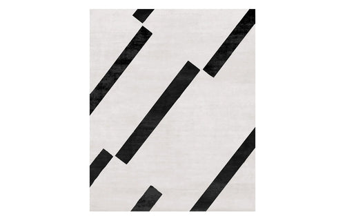 Esterzili EI150 Rug by Second Studio - Cream & Black.