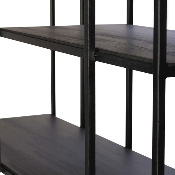 Studio Rack by Ethnicraft, showing closeup view of teak rack.