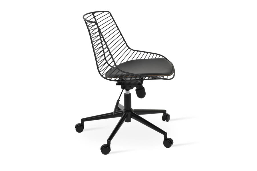 Tiger Office Chair by SohoConcept, showing side view of tiger office chair.