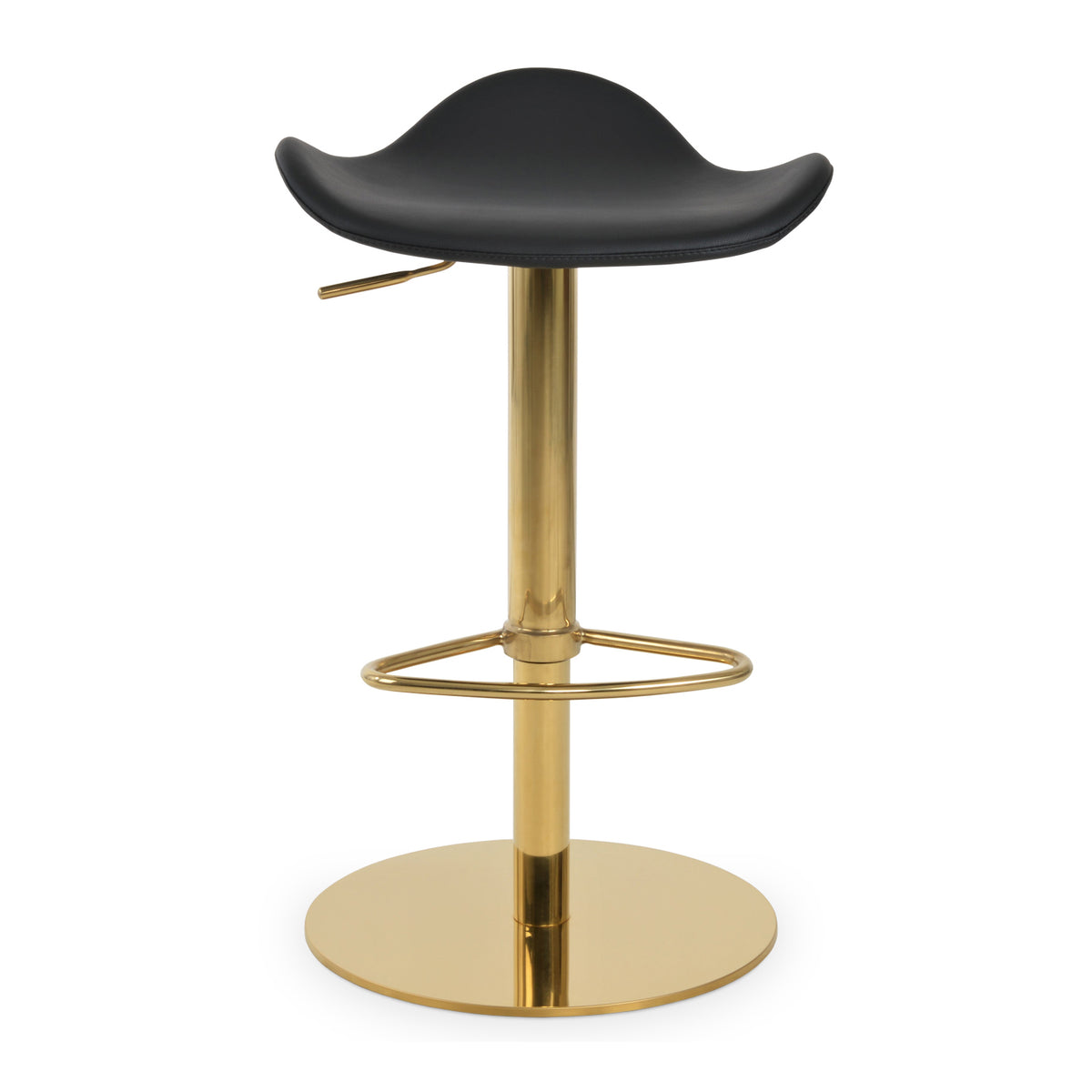 Falcon Half Piston Stool by SohoConcept, showing front view of piston stool.