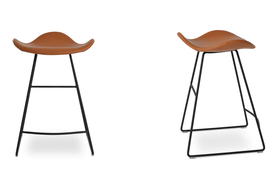 Falcon Wire Stools by SohoConcept, showing counter/bar stools together.