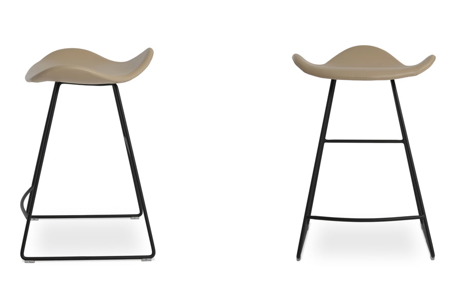 Falcon Wire Stools by SohoConcept, showing counter/bar stools together.