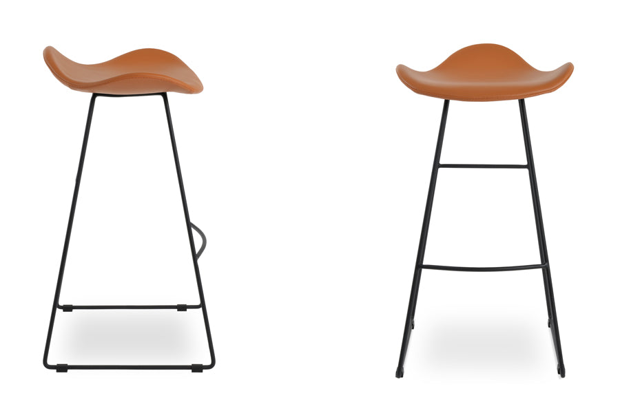 Falcon Wire Stools by SohoConcept, showing counter/bar stools together.