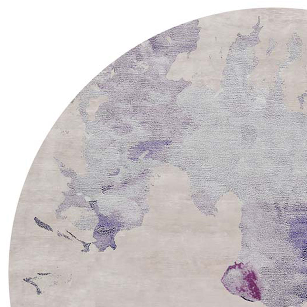 Fierozzo Biellese FE150 Rug by Second Studio, showing closeup view of fierozzo biellese fe150 rug by second studio in grey & multi color.