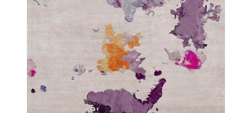 Fierozzo FO100 Rug by Second Studio, showing closeup view of fierozzo fo100 rug by second studio in grey & multi color.