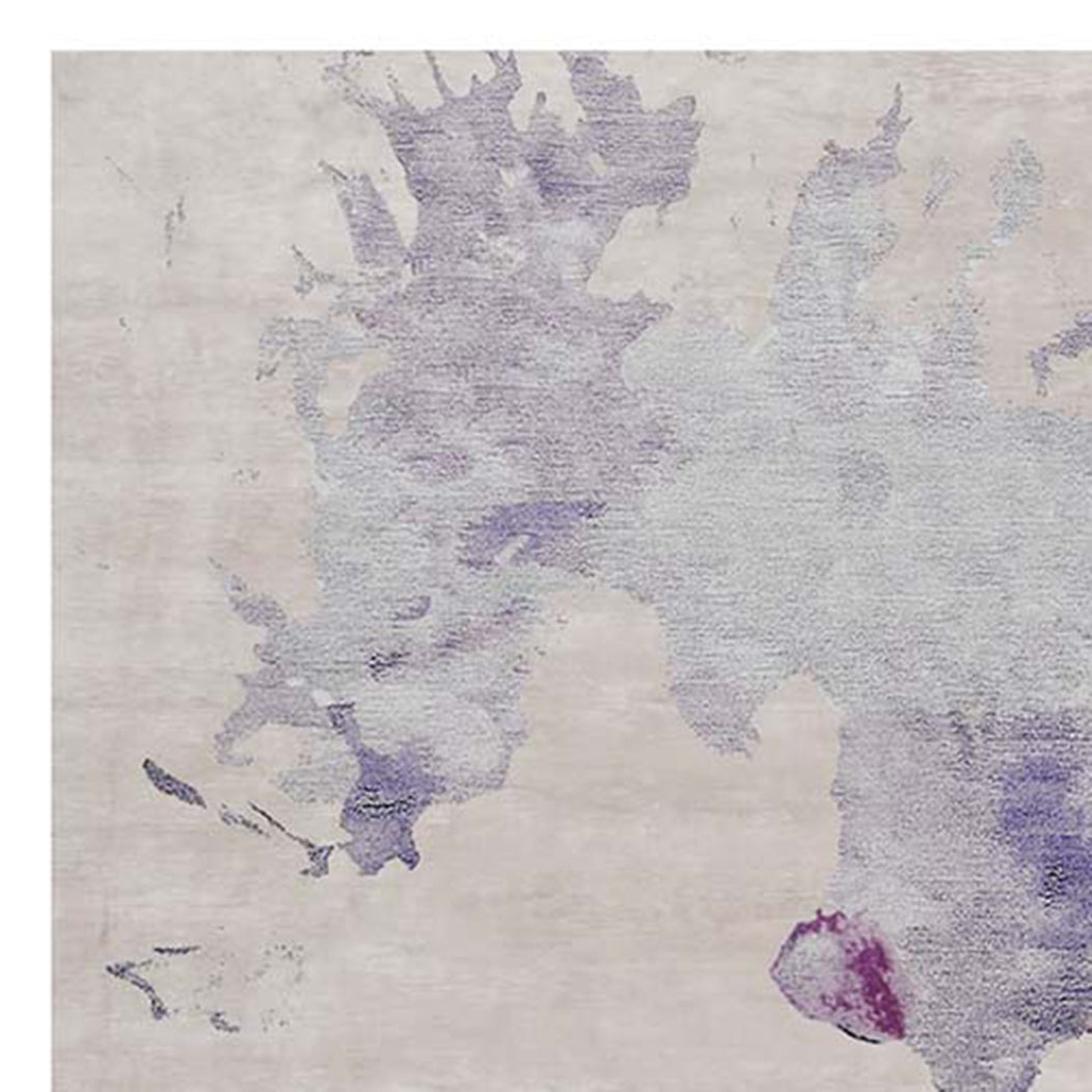 Fierozzo FO100 Rug by Second Studio, showing closeup view of fierozzo fo100 rug by second studio in grey & multi color.