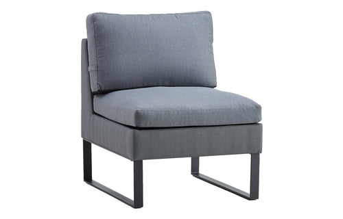 Flex Single Seater Module by Cane-Line - Grey Natte Cushion.