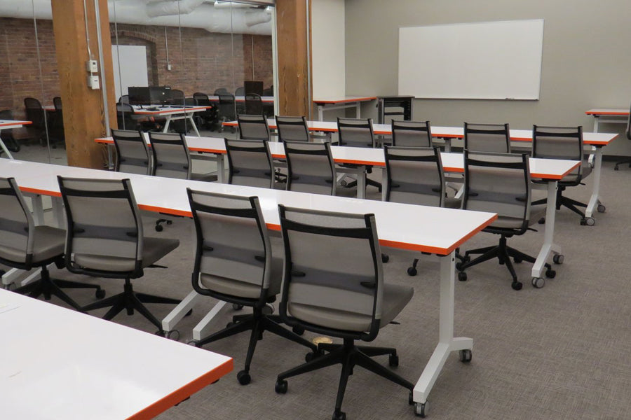 Flippy Training Table by Scale 1:1, showing flippy training tables in live shot.
