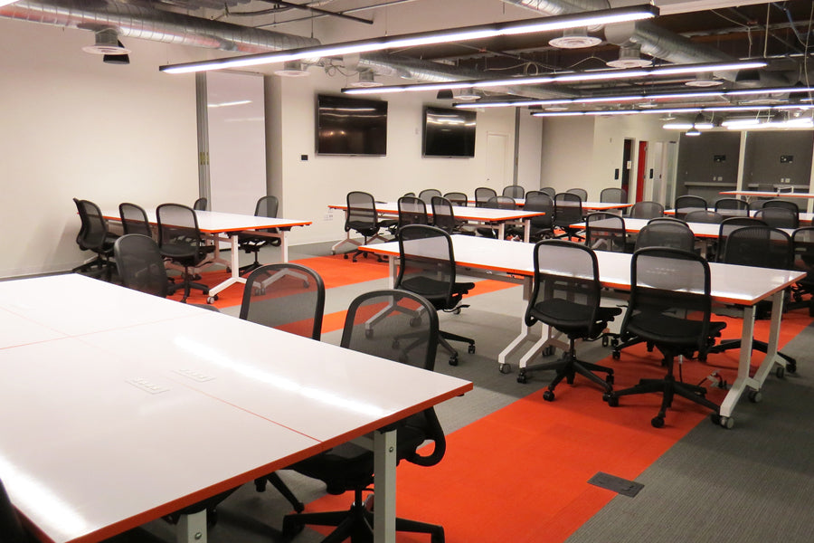 Flippy Training Table by Scale 1:1, showing flippy training tables in live shot.