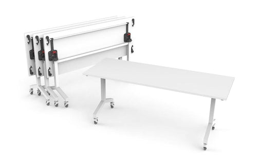 Flippy Training Table by Scale 1:1 - White Matte/White.