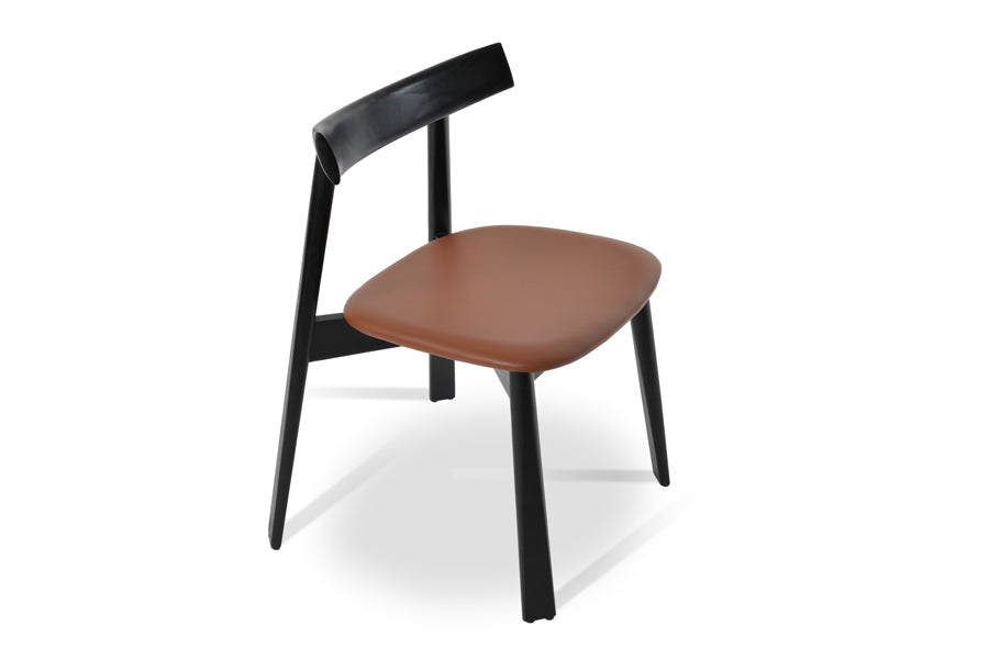 Florence Dining Chair by SohoConcept, showing angle view of dining chair.