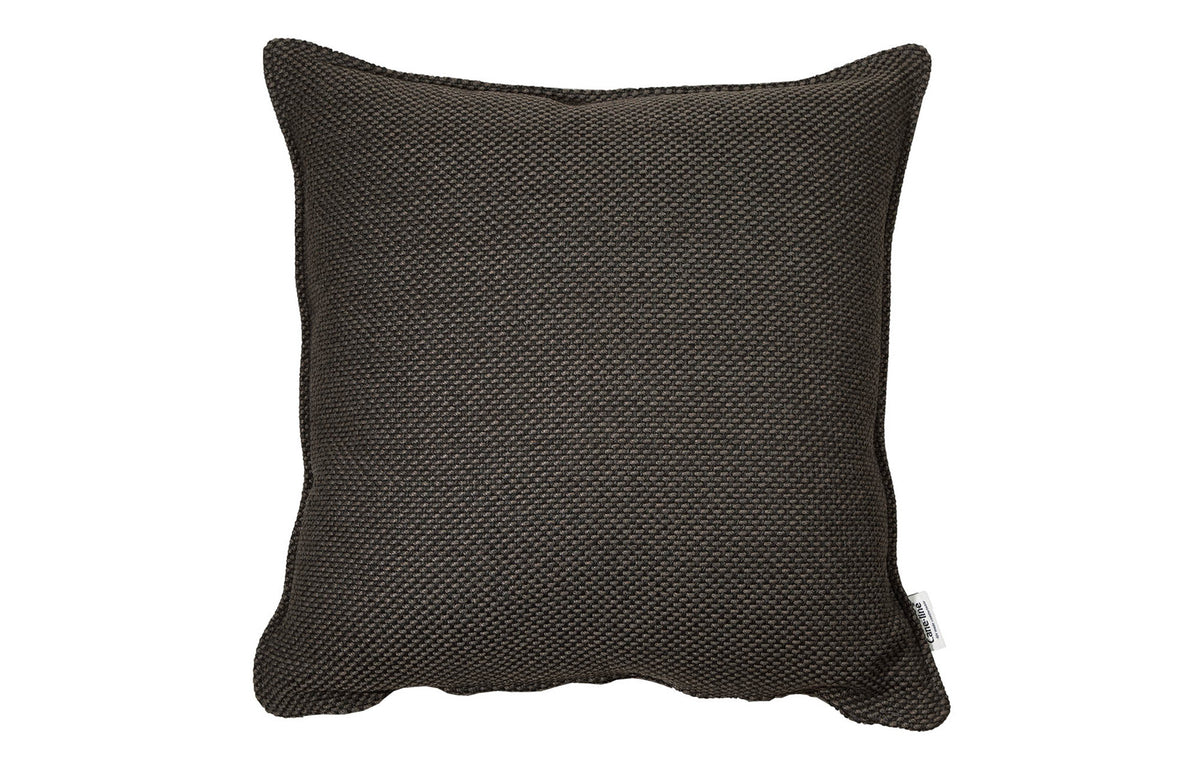 Focus Scatter Cushion by Cane-Line - 20" x 20", Dark Grey PP Cushion.