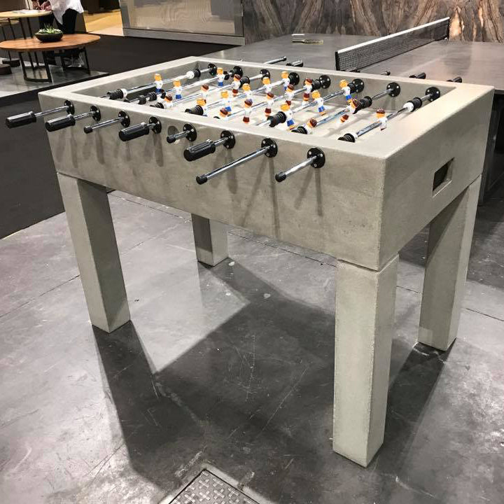 James De Wulf Foosball Table by De Wulf, showing foosball table in live shot.