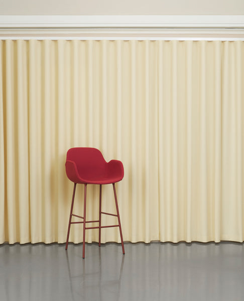 Form 39" High Bar Armchair by Normann Copenhagen, showing form 39" bar armchair in live shot.