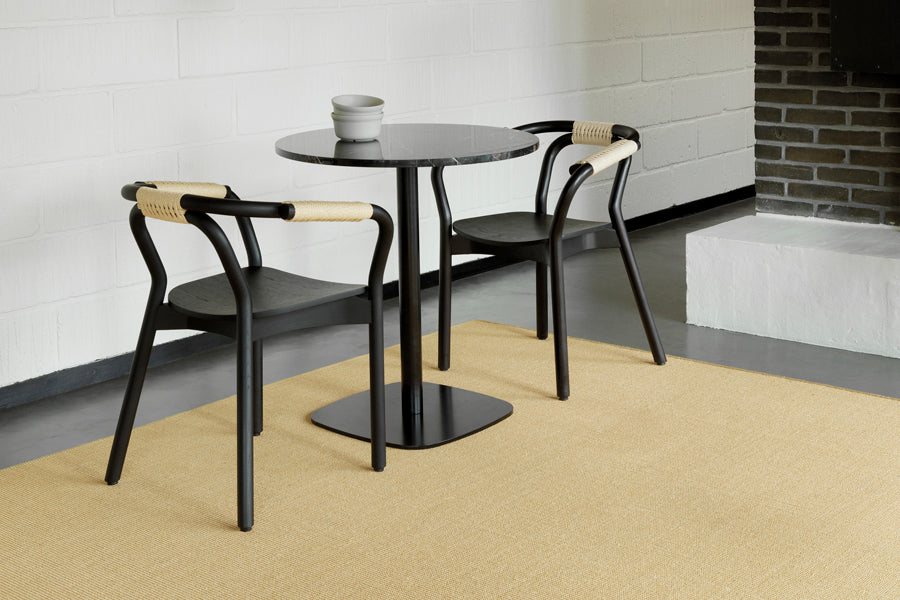 Form Cafe Table by Normann Copenhagen, showing form cafe table in live shot.