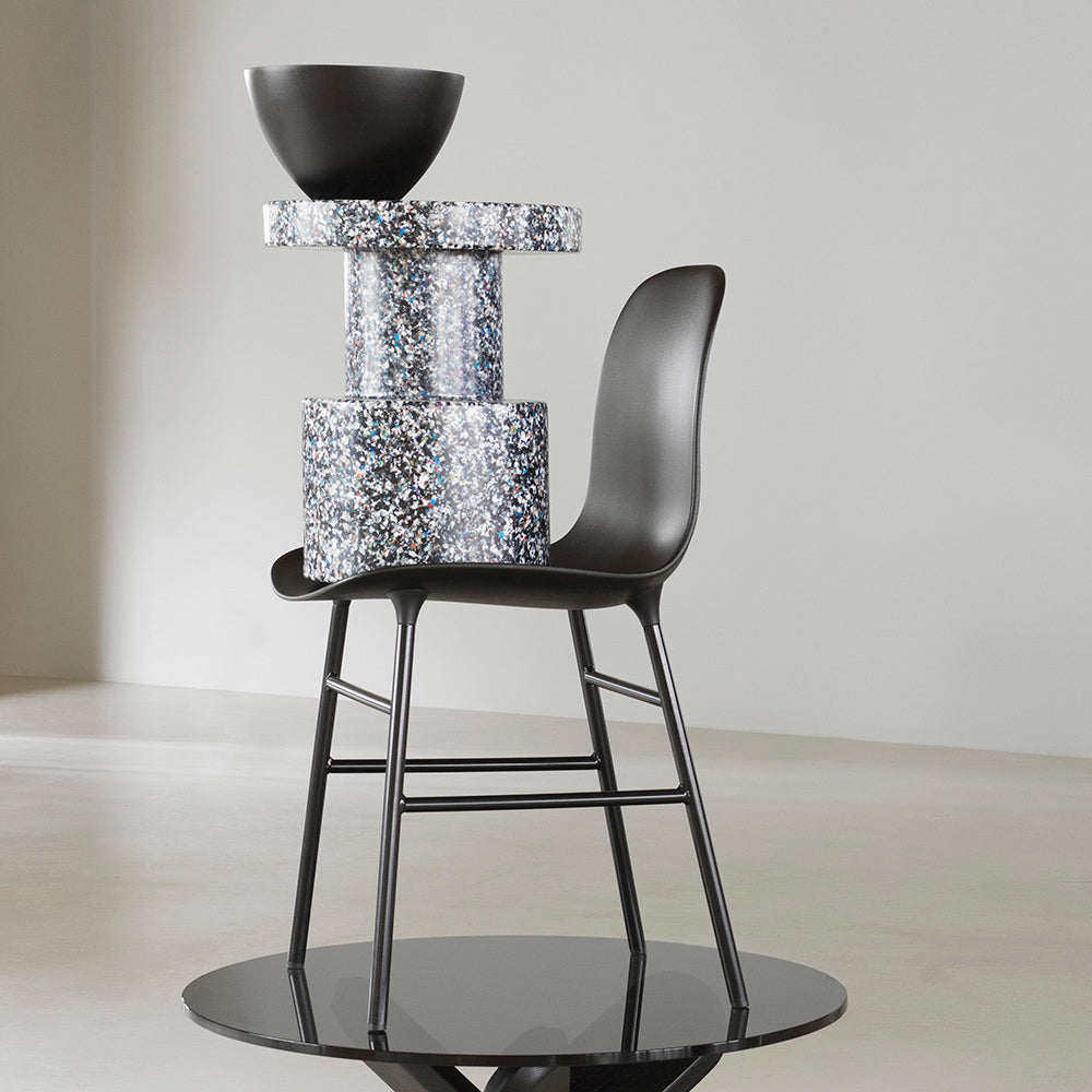 Form Chair by Normann Copenhagen, showing form chair in live shot.