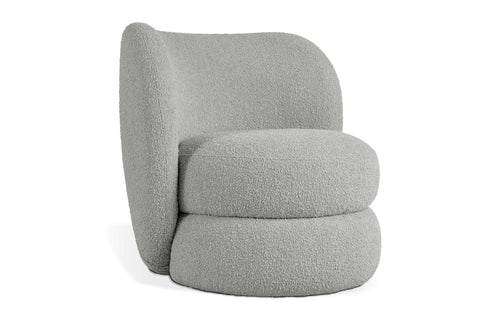 Forme Lounge Chair by Gus Modern - Nimbus Boucle Fabric.