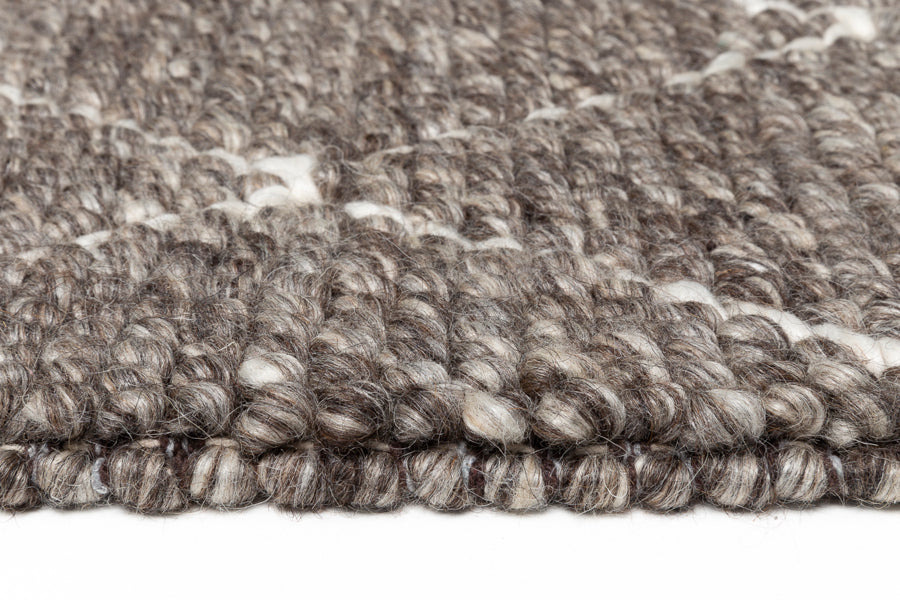 Framework 229.001.900 Hand Woven Rug by Ligne Pure, showing closeup view of framework hand wovn rug.