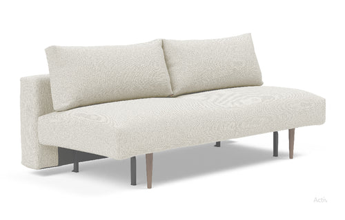 Frode Dark Styletto Sofa Bed by Innovation - 527 Mixed Dance Natural (stocked).