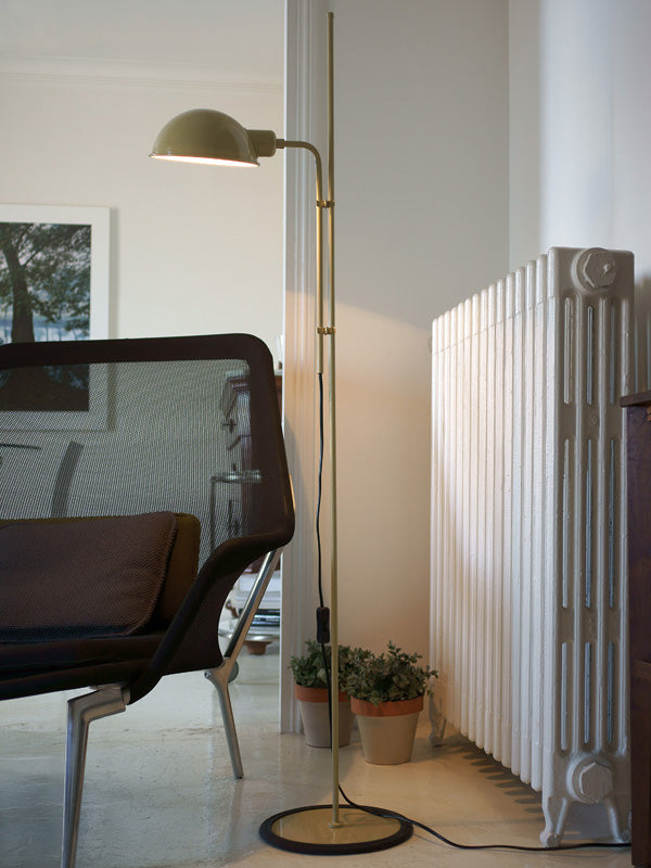 Funiculi Floor Lamp by Marset, showing funiculi floor lamp in live shot.