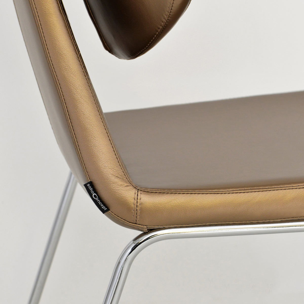 Gakko Dining Chair by SohoConcept, showing closeup view of dining chair.