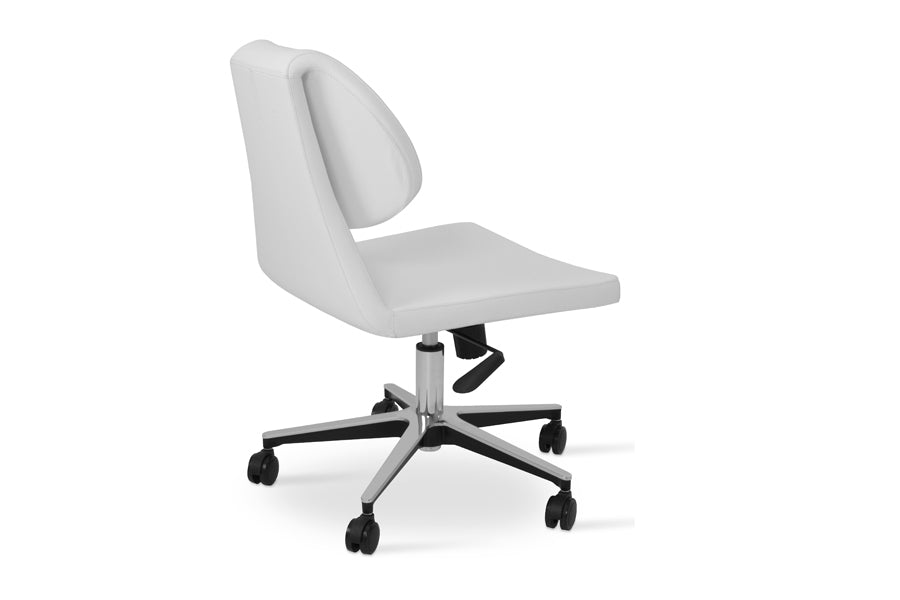 Gakko Office Chair by sohoConcept, shown in white ppm.