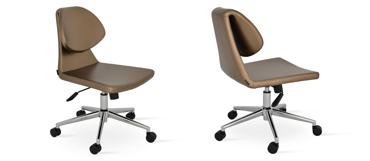 Gakko Office Chair by sohoConcept, showing two office chairs together.