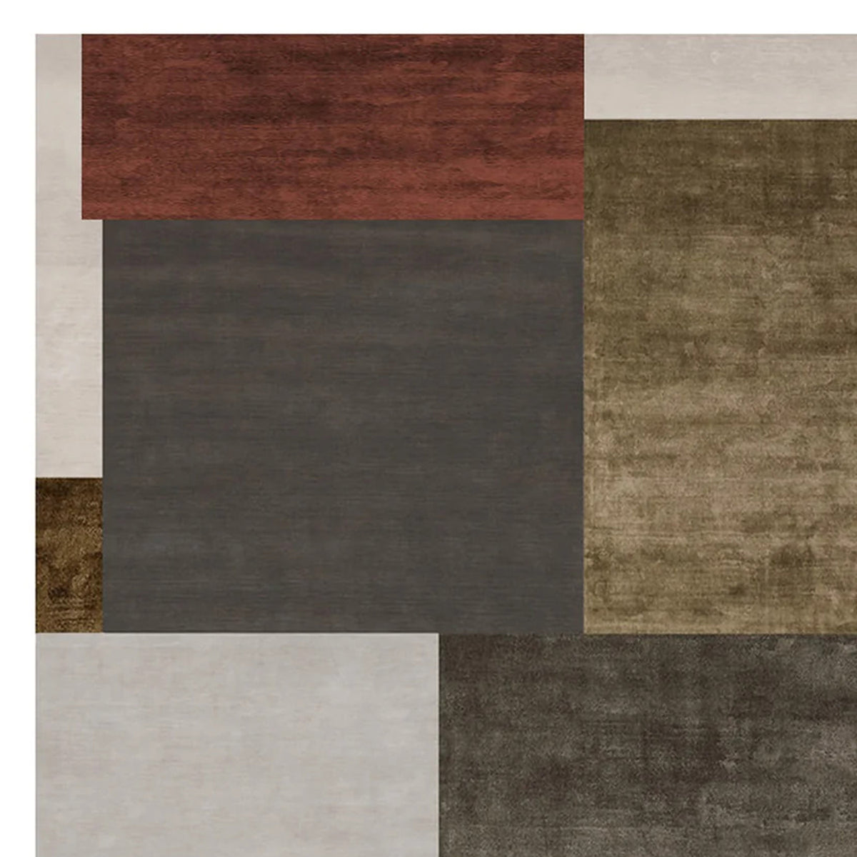 Gancia Reserve No 229 GO229 Rug by Second Studio, showing closeup view of gancia reserve no 229 go229 rug by second studio in rectangular/mixed colors.
