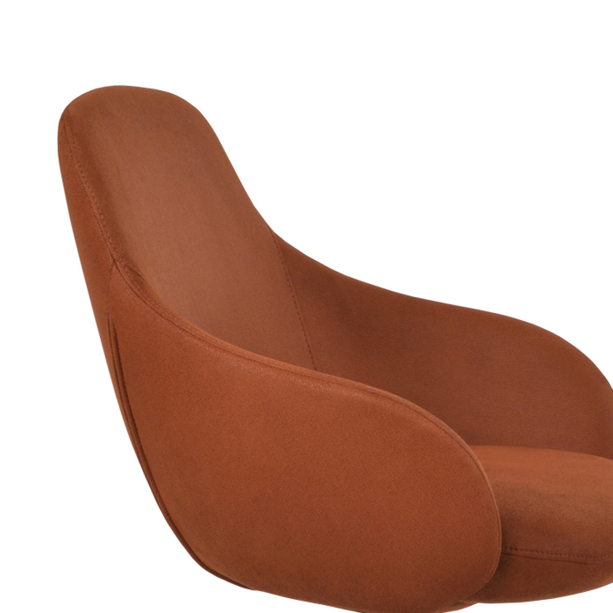 Gazel Arm 4 Star Swivel Chair by SohoConcept, showing closeup view of arm 4 star swivel chair.