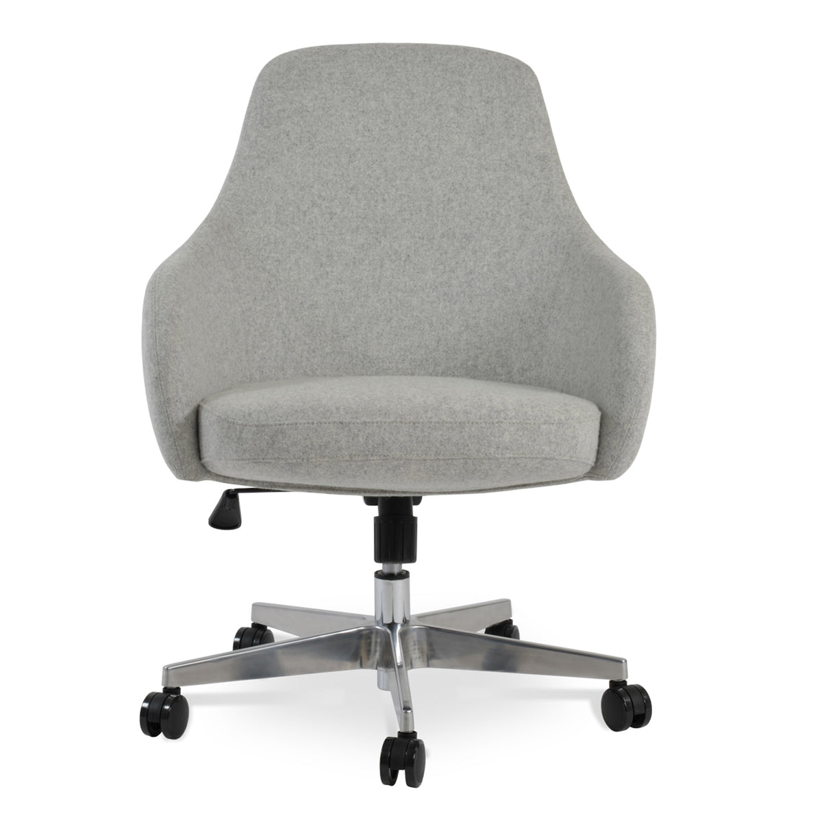 Gazel Arm Large Office Chair by SohoConcept, showing front view of arm large office chair.
