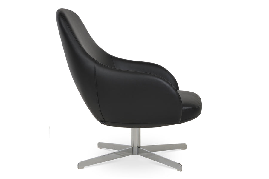 Gazel Arm Lounge 4 Star Chair by SohoConcept, showing side arm lounge 2 star chair.