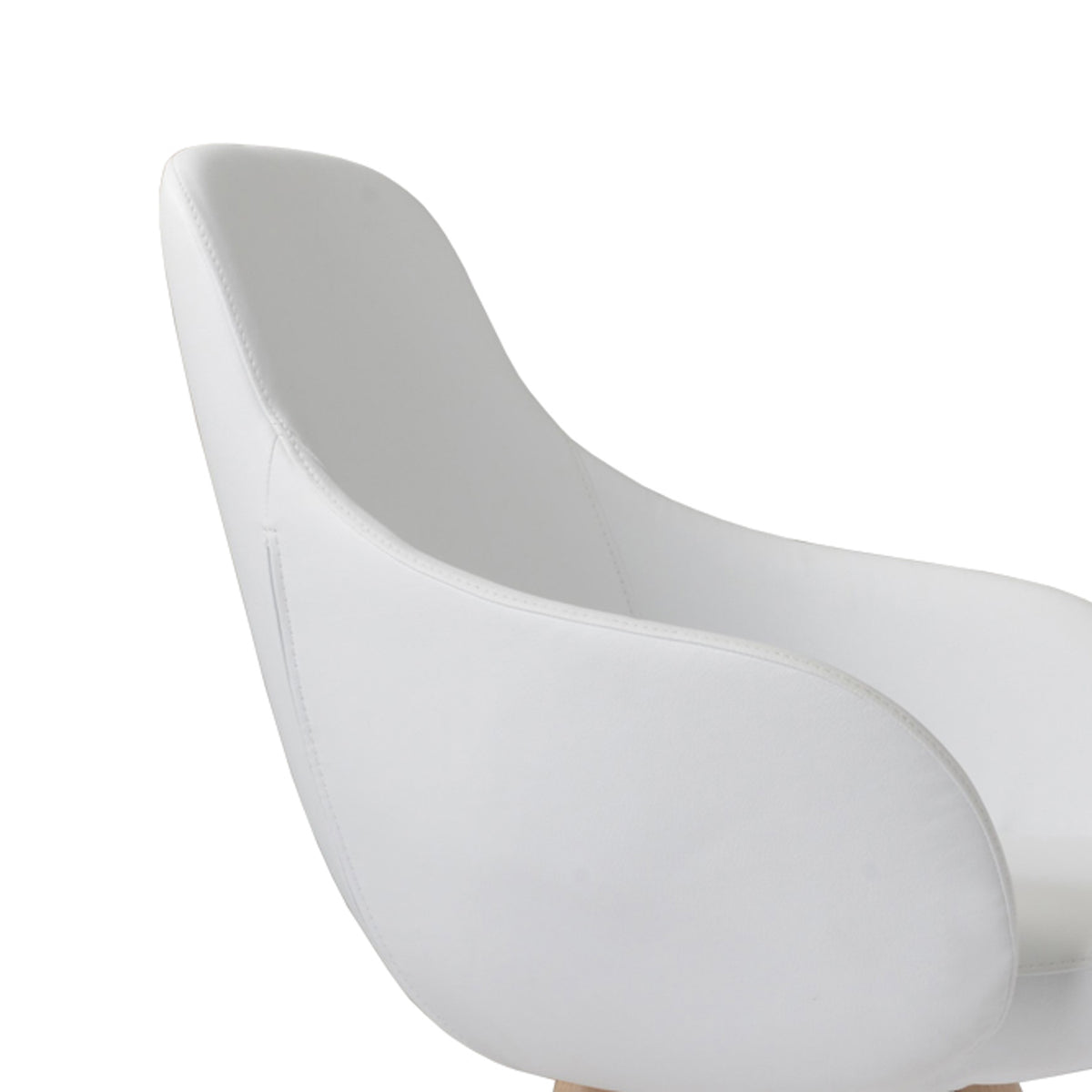 Gazel Arm MW Dining Chair by SohoConcept, showing closeup view of arm mw dining chair.